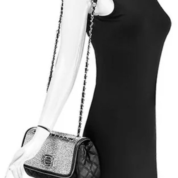 New Sparkling Top Flap Shoulder Bag - Picture 2 of 2